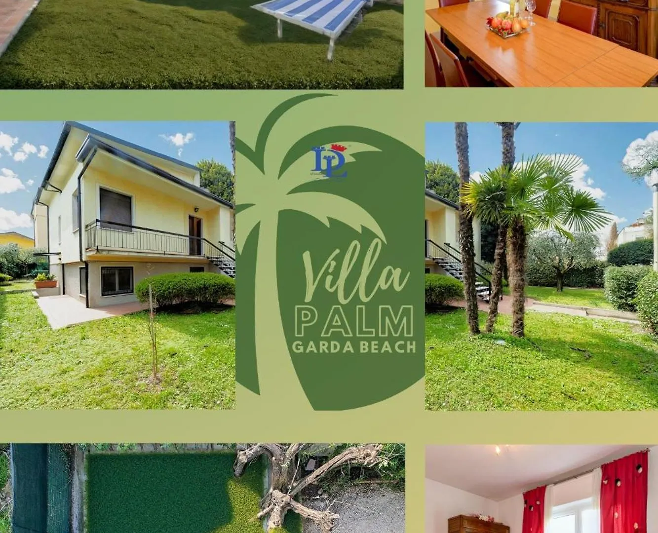 Desenzanoloft Villa Palm Garda Beach, With Garden, Barbecue And Pool Desenzano del Garda